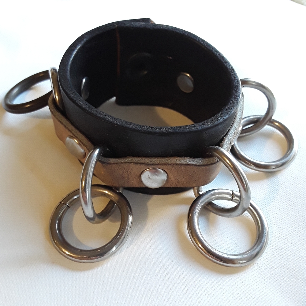Artisan Leather Cuff Bracelet